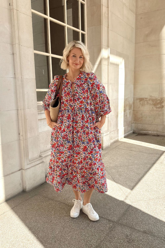 The Ria Dress - Flower Power