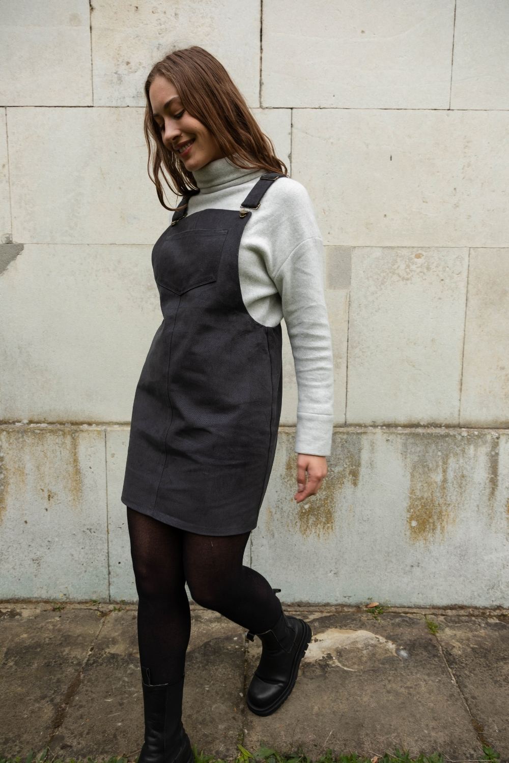 Organic Cotton Pinafore Dress