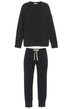 Load image into Gallery viewer, Black Tencel Loungewear Set - Onesta UK - #ethical_Clothes#
