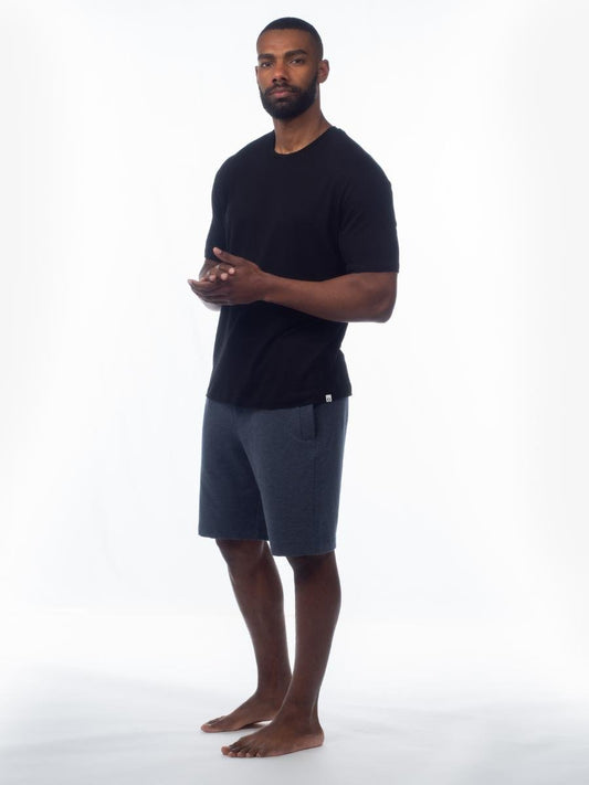 Blue Loungewear Shorts - Onesta UK - #ethical_Clothes#