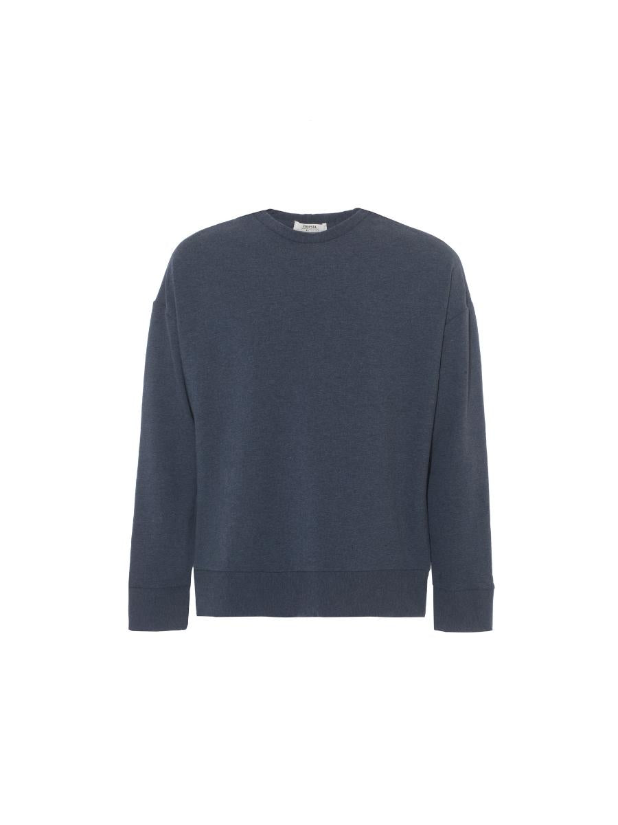 Blue Tencel Loungewear Sweater - Onesta UK - #ethical_Clothes#