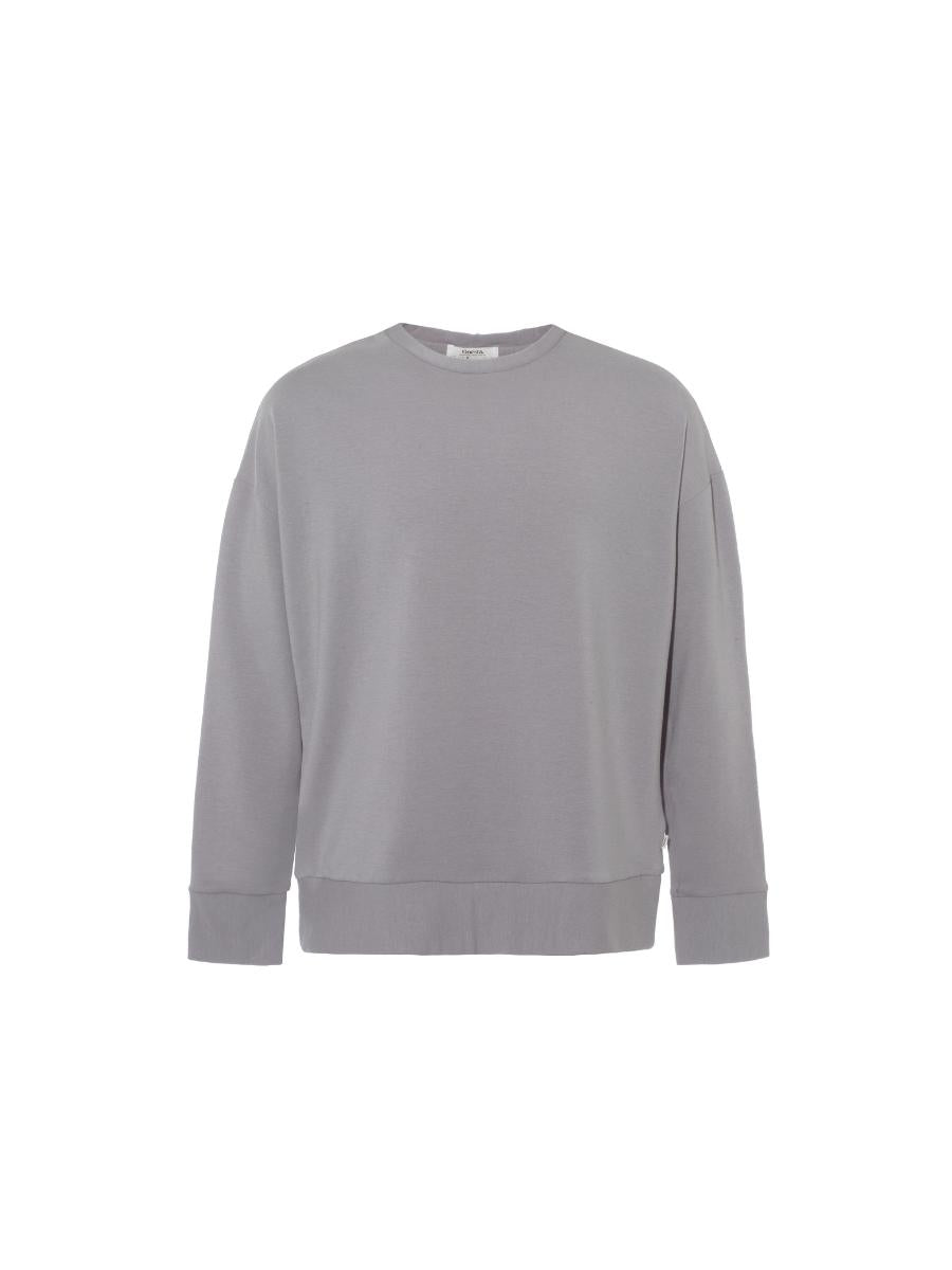 Grey Tencel Loungewear Sweater - Onesta UK - #ethical_Clothes#