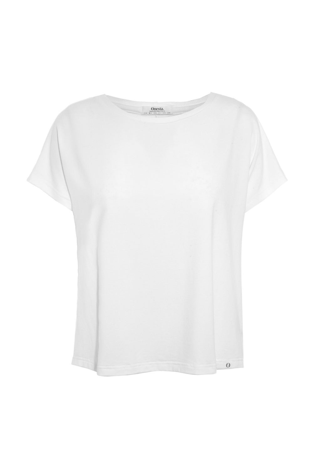 White Tencel Tee - Onesta UK - #ethical_Clothes#