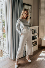 Load image into Gallery viewer, Organic Cotton Twill Wide Leg Cropped Trouser - Onesta UK - #ethical_Clothes#
