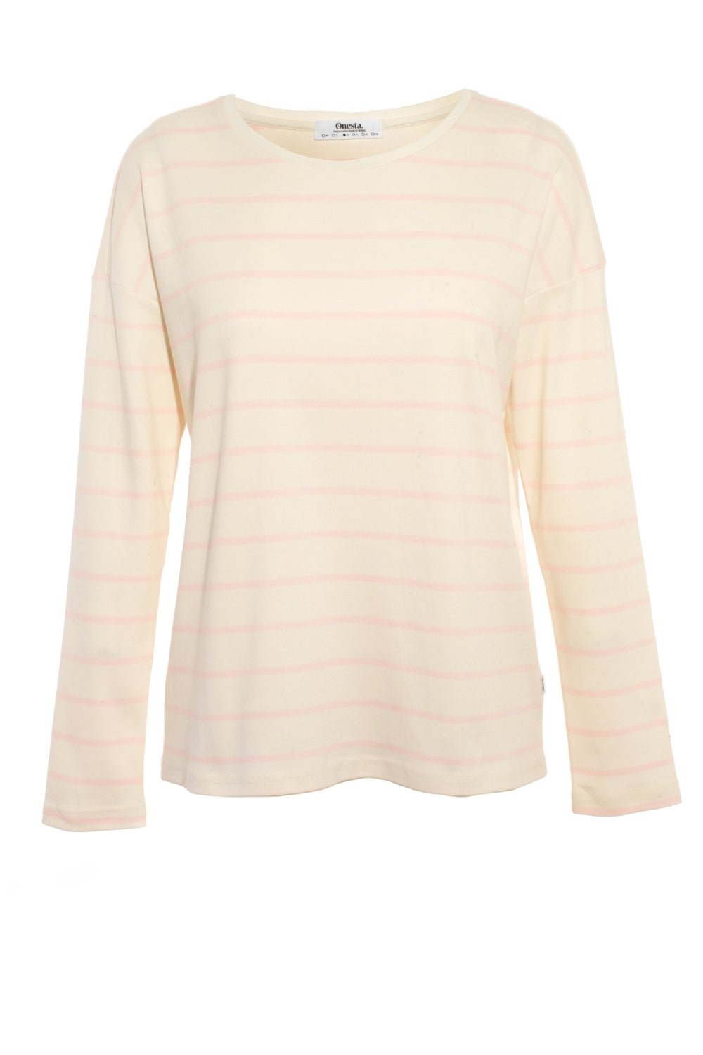 Pink Organic Cotton Breton Top - Onesta UK - #ethical_Clothes#